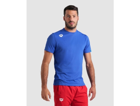 Camiseta Unisex para Natación ARENA Team Solid Azul (M)