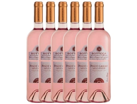 Espumante BOTTEGA GOLD Bottega Gold Rosado Pinot Cinza Veneto (0.75 L - 6 unidades)