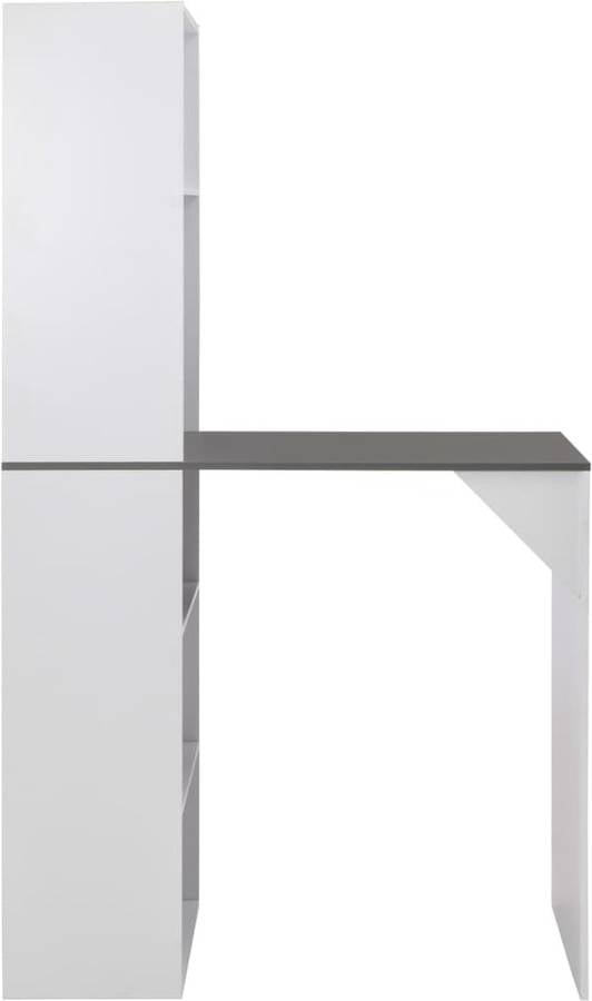 Mesa de Bar VIDAXL 280231 (Blanco - Madera aglomerada - 115 x 59 x 200 cm)