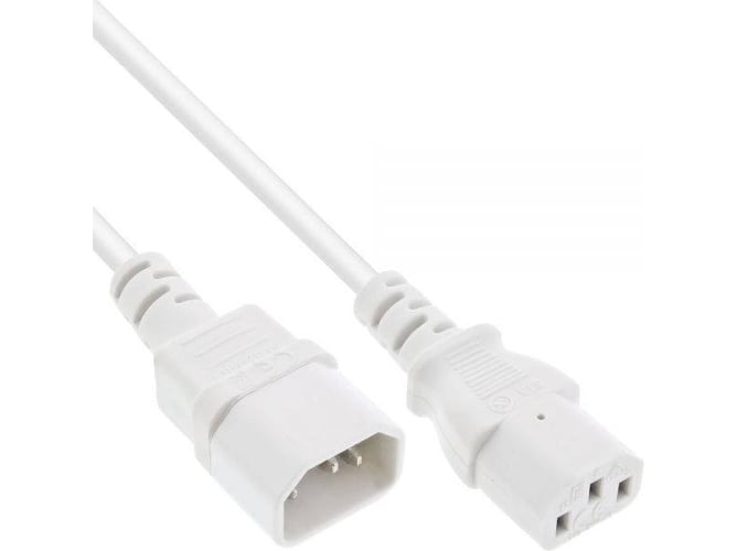 Cable de Alimentación INLINE (1 m - Blanco)