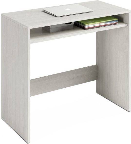 Mesa de Escritorio HABITDESIGN Oak  (Blanco Alpes - Melamina - 79 x 78 x 43 cm)