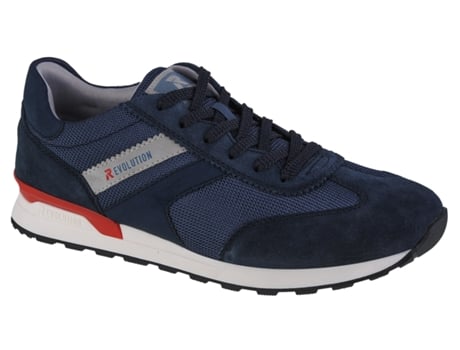 Zapatillas Hombre RIEKER (46 - Cuero de Gamuza - Azul)