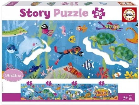 Puzzle Educa Borrasdidacta story mundo submarino edad 3 anos 26