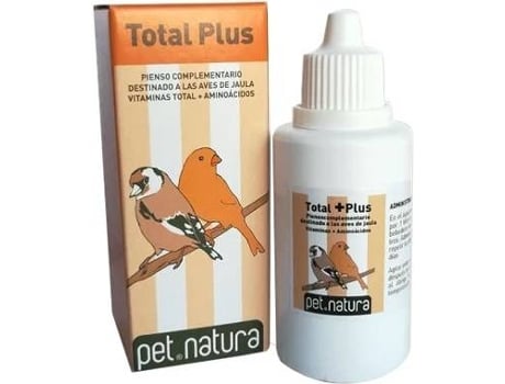 Complemento Alimenticio de Pájaros PETNATURA Total (125ml)