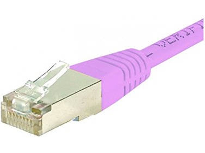 Cable de Red CONNECT (RJ45 - 50 cm - Rosa)