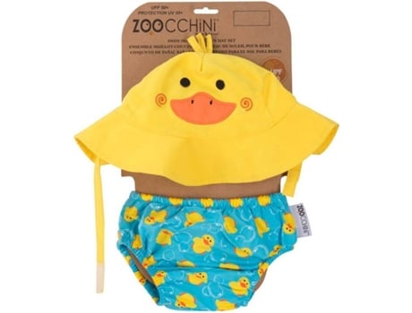 Conjunto Sombrero y Bañador ZOOCCHINI Duck Tejido Niños (6-12 meses - Multicolor)