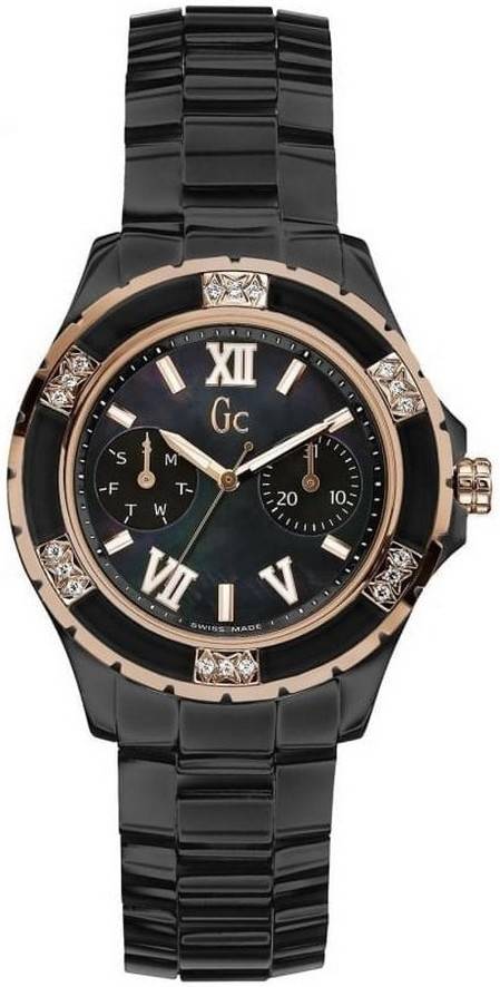 Reloj GC WATCHES X69118L2S Mujer (Cerámica - Negro)