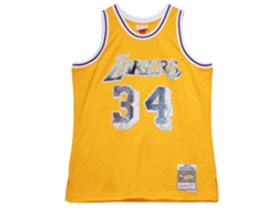 Camiseta MITCHELL & NESS Los Angeles Lakers Nba Anni Swingman Shaquille Dorado (L)