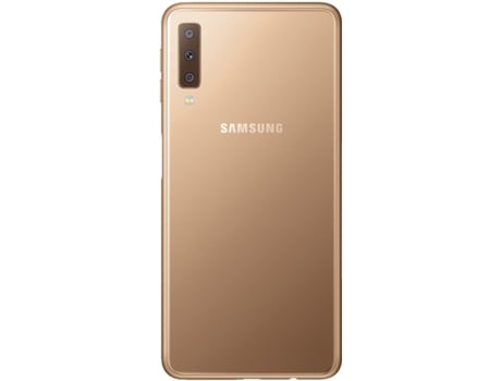 Smartphone SAMSUNG Galaxy A7 2018 (Reacondicionado Señales de Uso - 64 GB - Dorado)