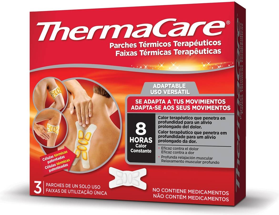 THERMACARE Adhesivos térmicos adaptables(3 Unidades)