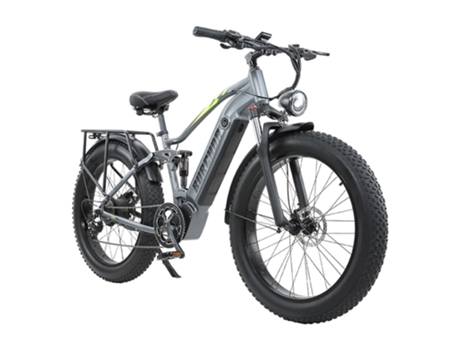 Bicicleta Eléctrica BURCHDA RX80 26*4.0'' Fat Tire Snow Mountain Bike 1000W Motor 48V 18Ah Battery Mid-mounted Shock Absorber