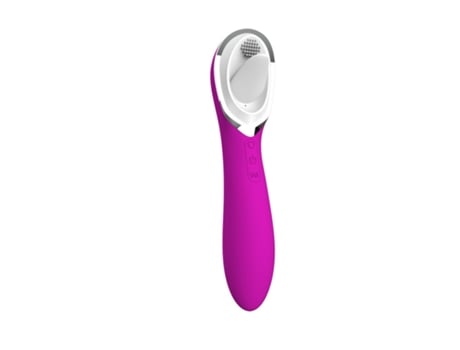 Vibrador de masaje para lamer la lengua 2 en 1 con 10 modos para mujeres (púrpura) VEANXIN