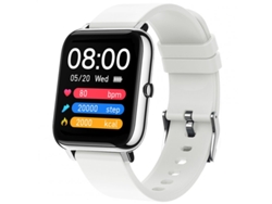 S/MARCA Smartwatch Multifuncional P22 IP67 Impermeable Fitness Monitoreo Presión Arterial Blanco