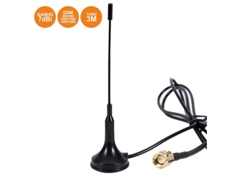 Antena Amplificada Para Gsm 900/1800Mhz 7Dbi