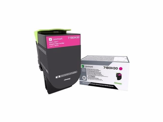 Tóner LEXMARK Alto Rendimiento 71B0H30 Magenta