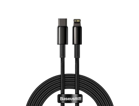 Cable Tungstênio Pd Usb-C BASEUS Nylon Premium Negro