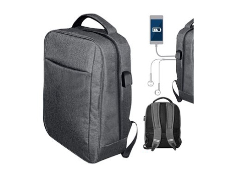 Mochila Blaupunkt con puerto USB y Jack 3.5mm