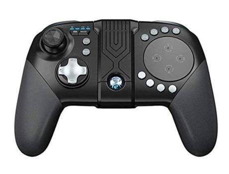 Controlador móvil para la mayoría de los juegos Gamepad móvil Joystick Controlador de juego inalámbrico para Android/IOSNegro BISBISOUS