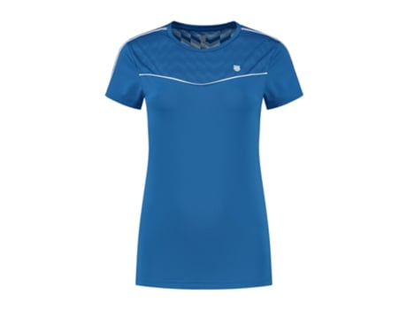 Camiseta de Mujer para Tenis K-SWISS Azul (XS)