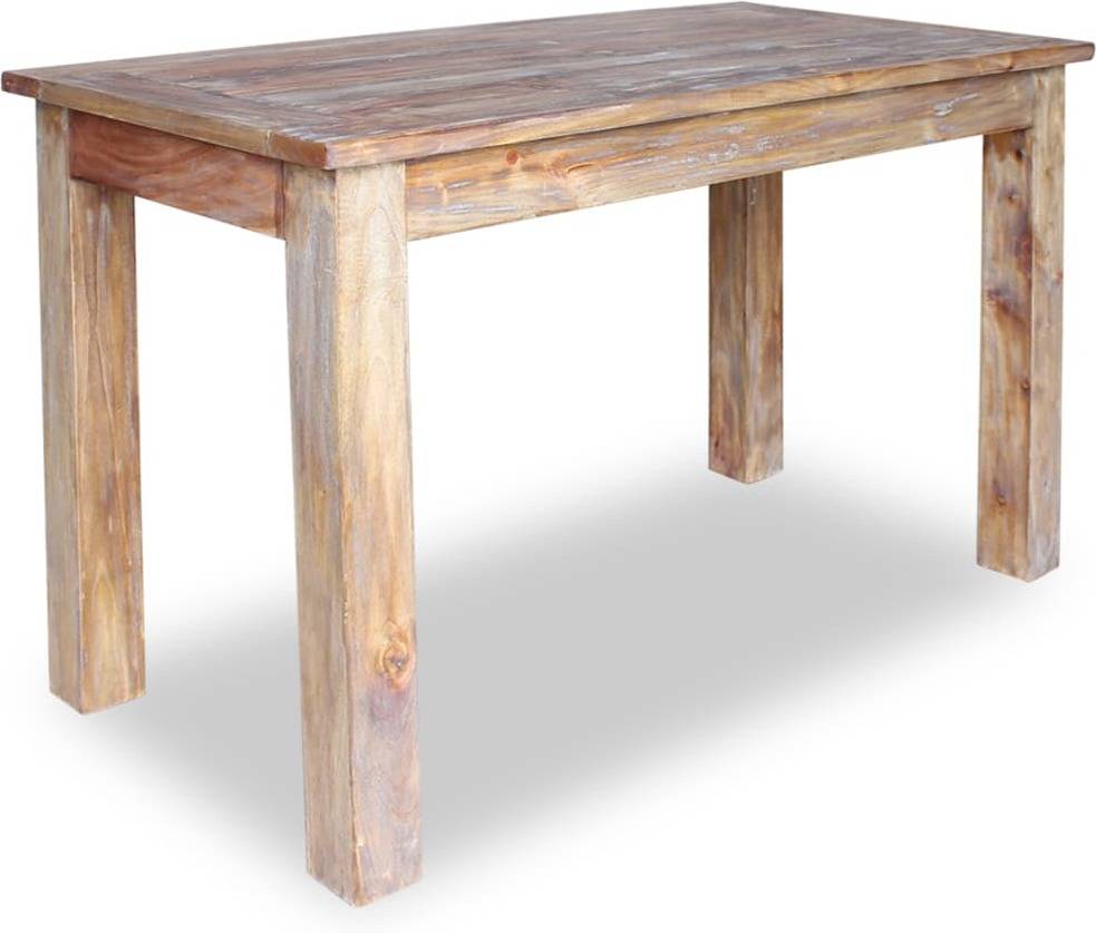 Mesa de Comedor VIDAXL 244496 (Madera Reciclada Maciza - 120x60x77 cm)