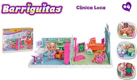 Muñeca FAMOSA Barriguitas: Clinica Louca