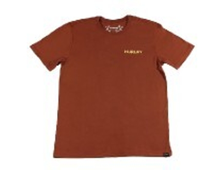 Camiseta para Hombre HURLEY (L - Rojo)