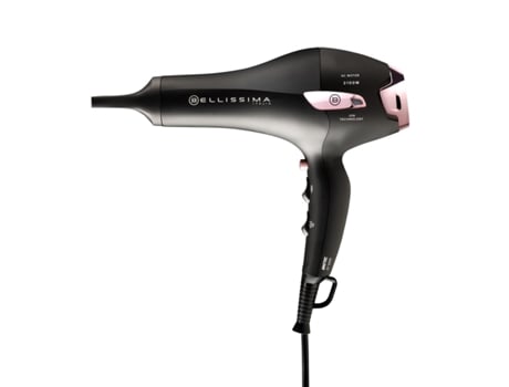 Secador de Pelo BELLISSIMA 11858 (2100 W - Negro / Oro rosa)