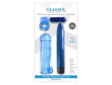 Kit para Parejas Ultimate Pleasure Azul CLASSIX