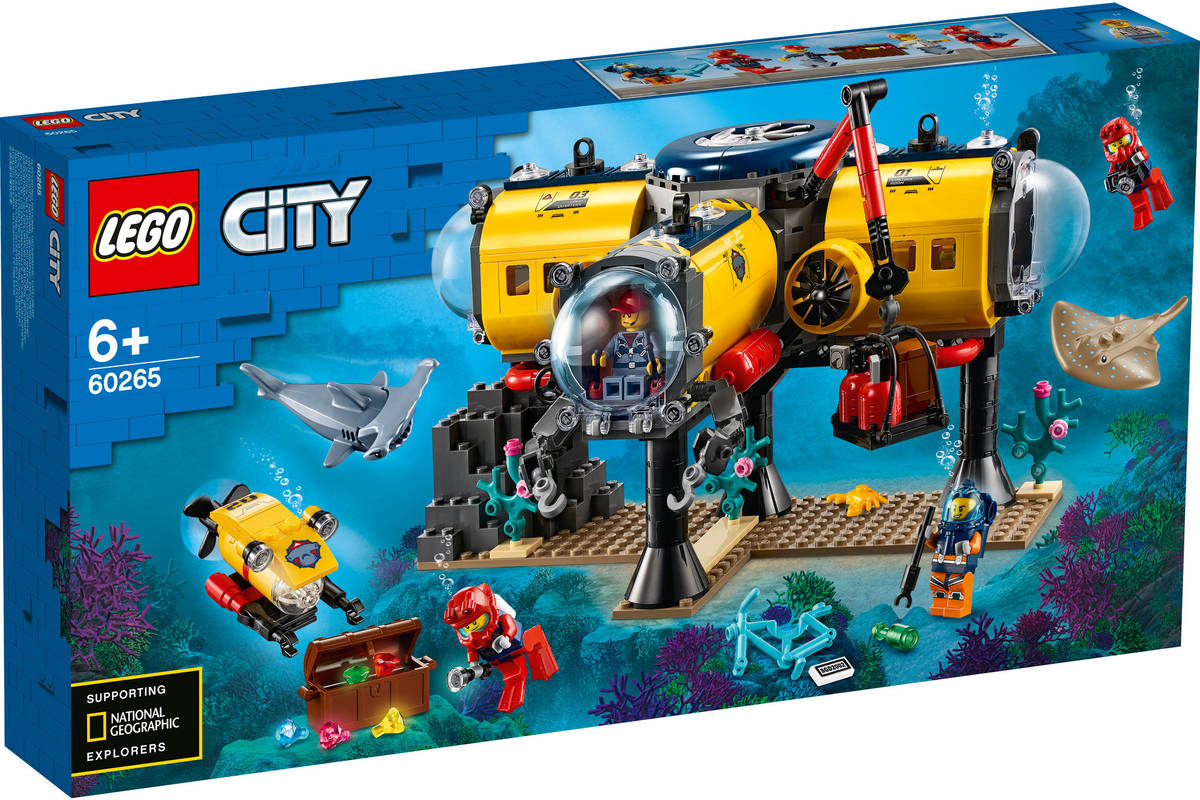 LEGO Base De Exploración Oceánica (Edad Mínima: ‍6 - 497 Piezas)