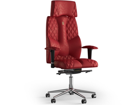 Silla de Oficina KULIK SYSTEM Tejido para Costura de Negócios (Antara - Vermelho -130x50x50cm)