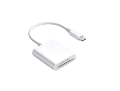 Lector de Tarjetas CO-Phénix USB2.0 type-c sd/tf Blanco