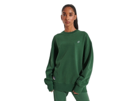 Sudadera SUPERDRY Algodón Mujer (M/L - Verde)