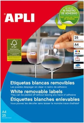 Etiquetas Adhesivas A4 48.5 mm x 25.4 mm - 100 Hojas