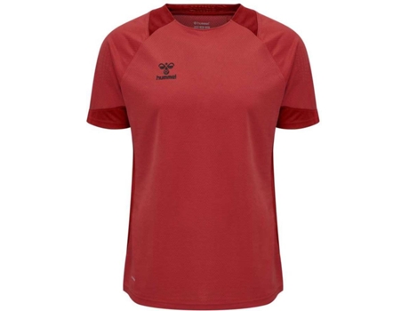 Camiseta de Hombre para Fútbol HUMMEL Lead Poly Rojo (XL)