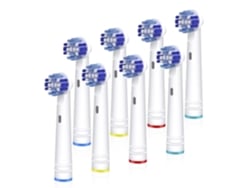 ZMDECQNA Cabezales de repuesto para cepillos de dientes compatibles con Oral B Braun cabezales de cepillos de dientes eléctricos profesionales Recambio de cabezales de cepillos de precisión (8PCS)