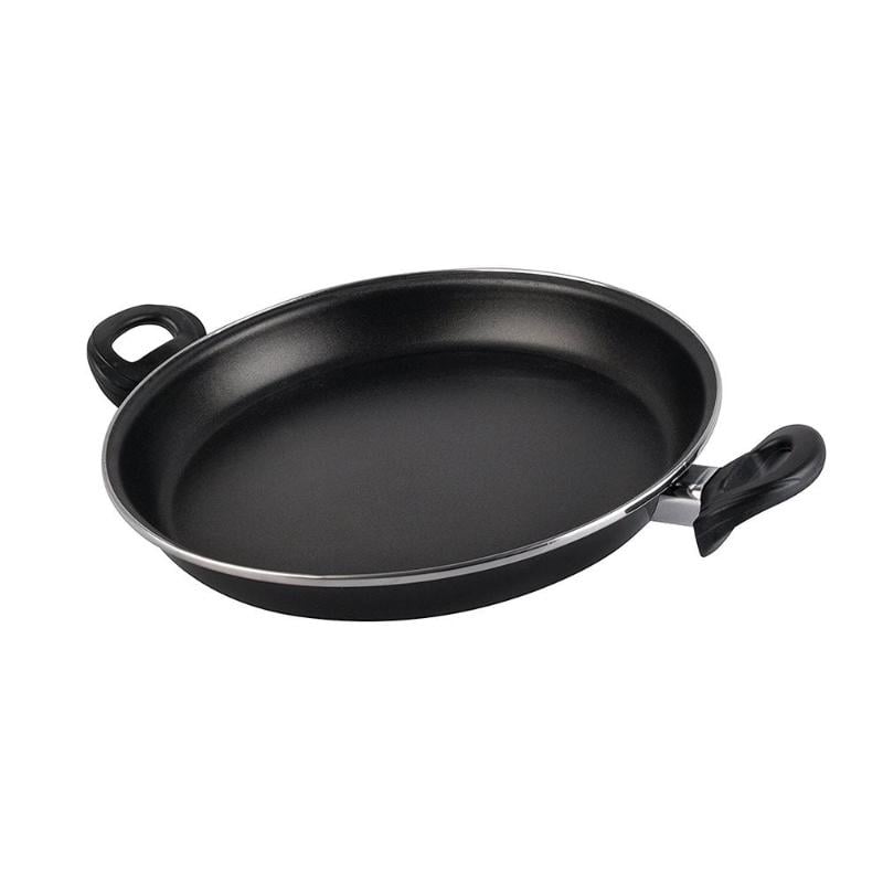 Paellera 34 cm black