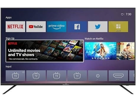 TV SMART TECH LE-55F3 (LED - 55'' - 140 cm - 4K Ultra HD - Smart TV)