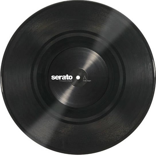 10 Serato Control vinyl negro par vinilo de standard