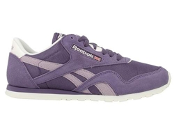 Zapatillas Deportivas REEBOK Cl Nylon (Morado - Tejido, Cuero Natural- 35,5)