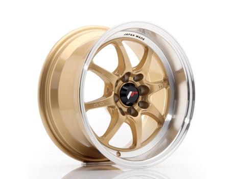 Llanta Japan Racing Tfii 15''X7,5 Et 10 4X100 4X114,3 Cb 73,1 Gold