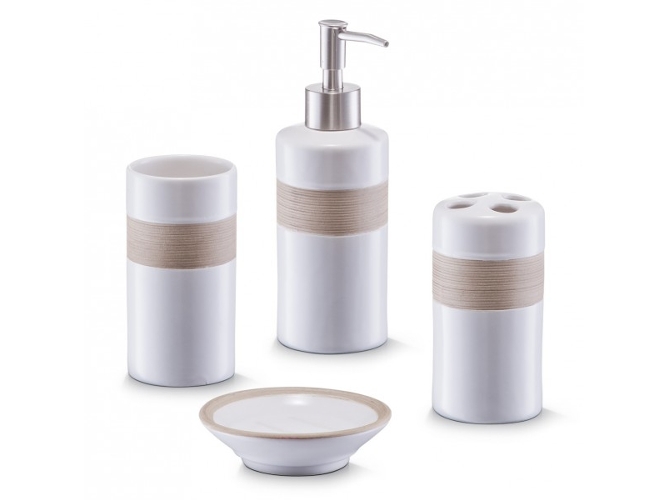 Conjunto de Accesórios de baño ZELLER PRESENT 18260 4 piezas