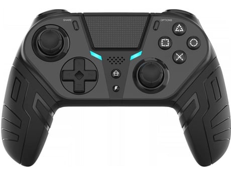 YIZHOOD Controlador Inalámbrico 2.4G, Vibración Doble, PS4 Elite/Slim/Pro, Negro