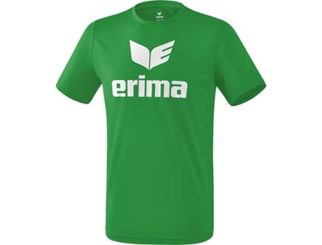 Camiseta para Niño ERIMA promo funcional Blanco, Verde para Multideportes