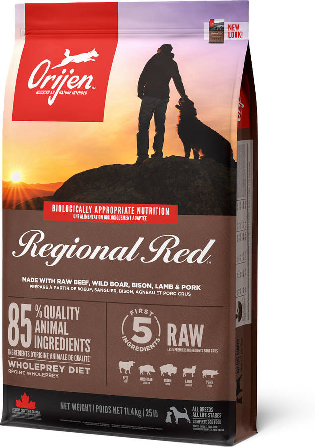 Orijen Regional Red comida para perro 114 kg 1 saco pienso 11.4kg