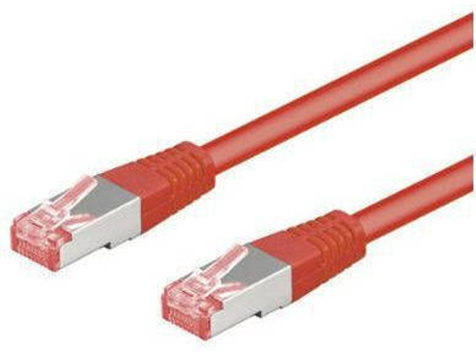 Cable de Red GOOBAY (RJ45 - Rojo)