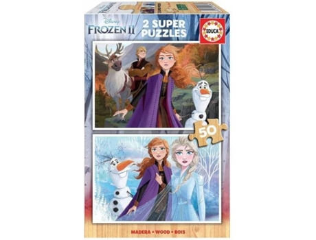 Puzzle Educa Borrasfrozen 2 edad 3 anos 50 piezas 2x50