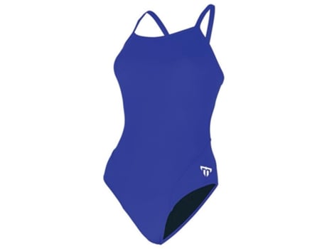 Traje de baño para Mujer PHELPS Solid Costas Mid Azul para Natacion (FR 30)