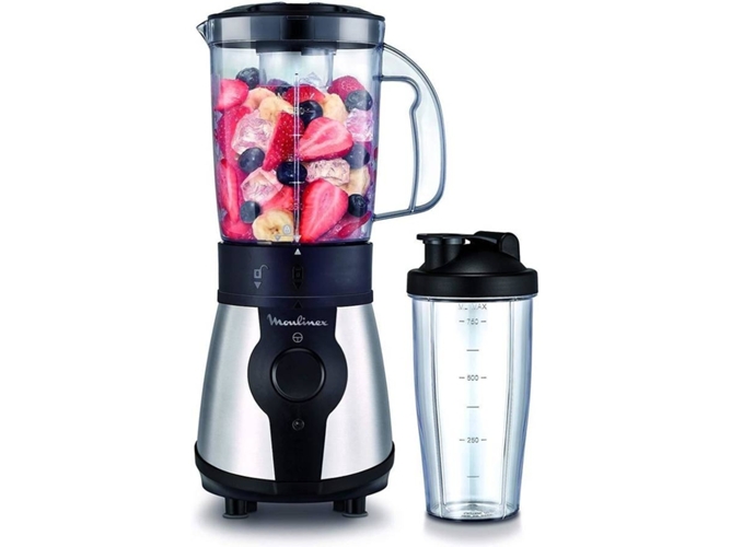 Batidora de Vaso MOULINEX Mix&Go LM1B1D (0,75 L - 300 W)