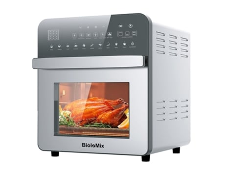 Horno de freidora de aire de doble calentamiento BioloMix MA528T 1700W Tostador sin aceite Capacidad de 15L 11 preajustes