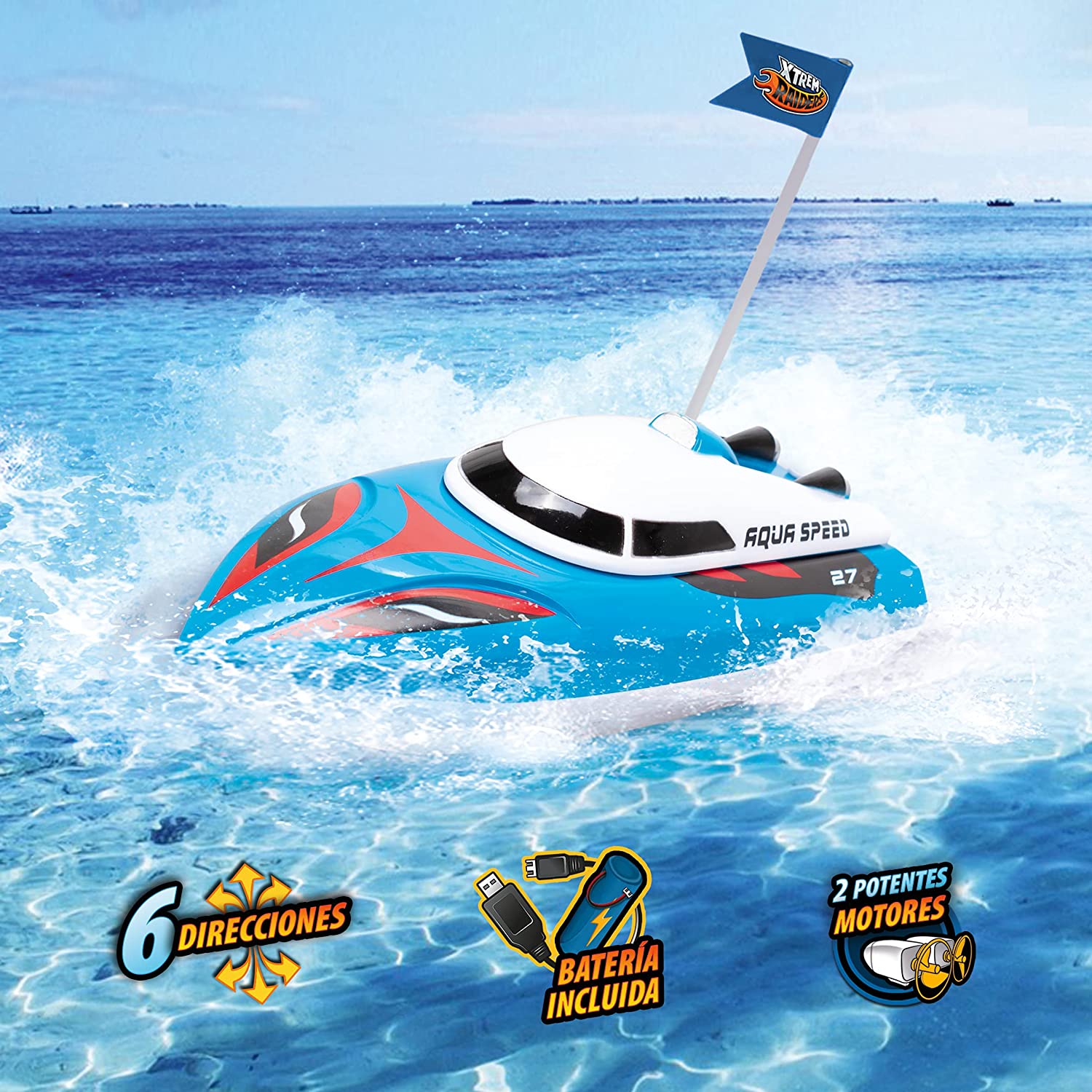 Barco TOYTOWN Xtrem Raiders- Aqua Speed